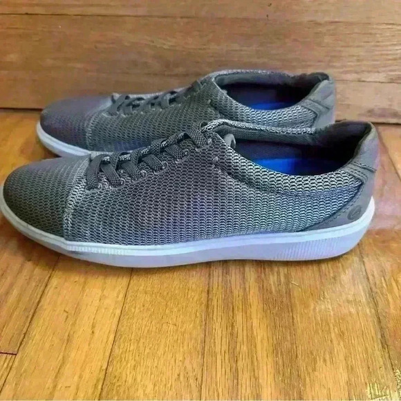 Gray Clarks Men's Cambro Low Textile Lace Up Casual Sneakers Size US 8.5M Shoes - Picture 1 of 9